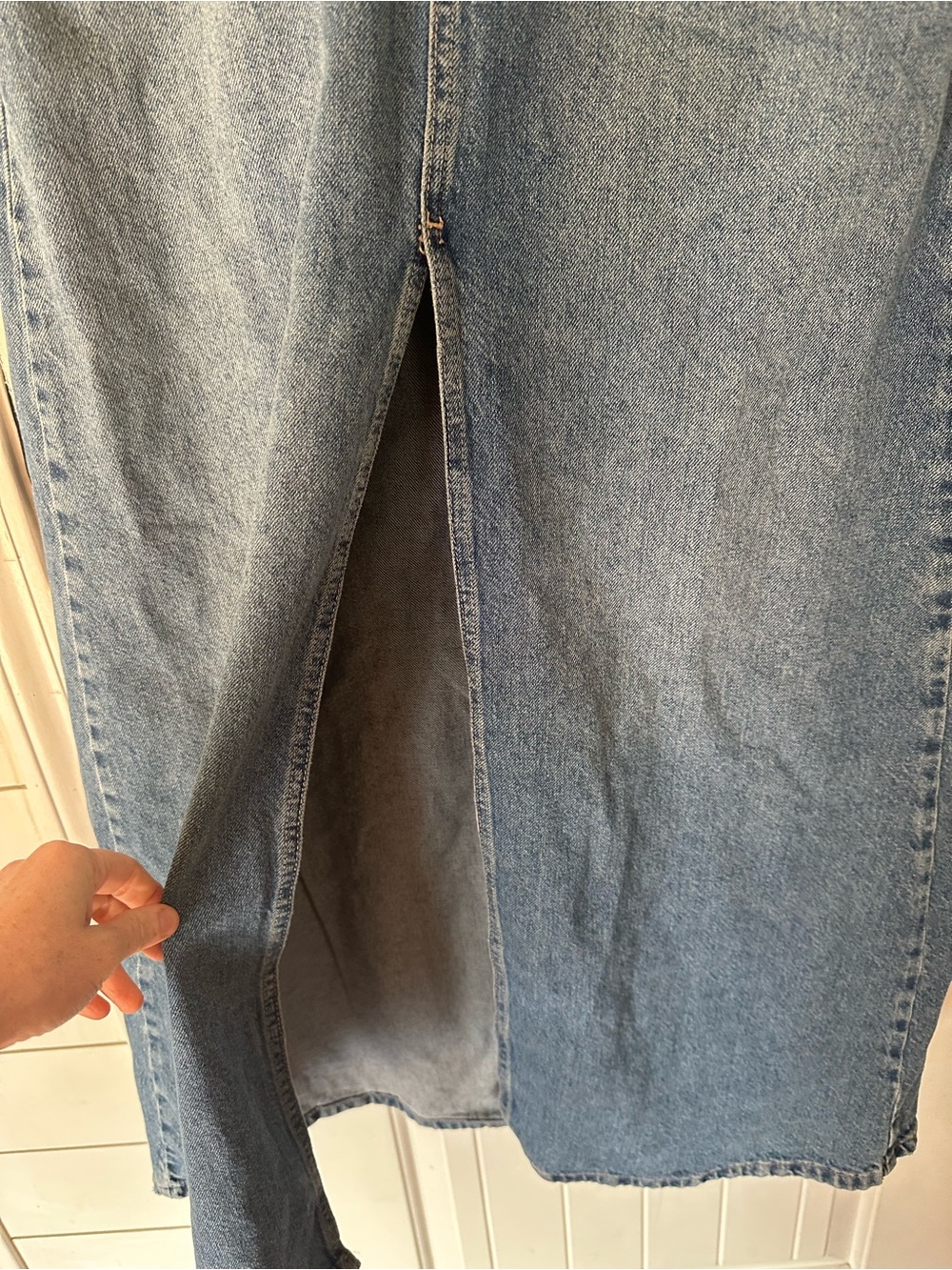 We The Free Come As You Are Denim Maxi Skirt -still on website msrp118 - Picture 5 of 8
